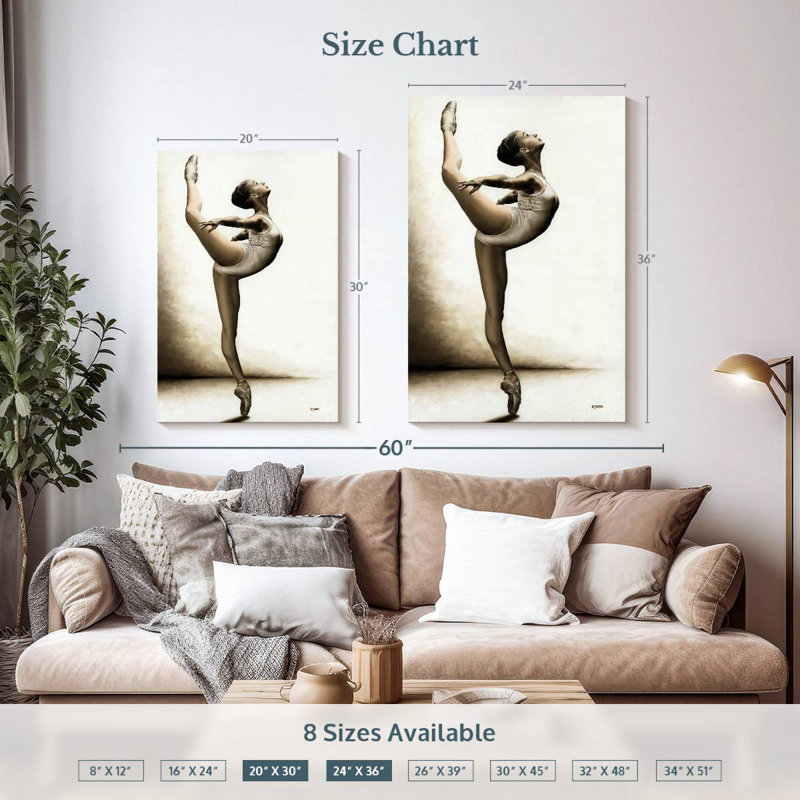 Enn Musing Dancer, 36" H x 24" W