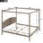 CaNopy Platform Bed with Headboard and Support Legs-235089457-235089449