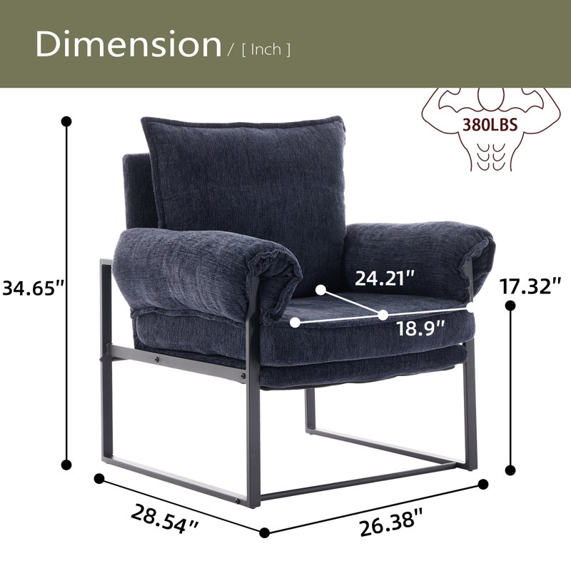 Adjustable Recliner, Adjustable In Various Angles (90°-180°), Suitable For A Variety Of Scenes, Whether It Is Resting, Games
