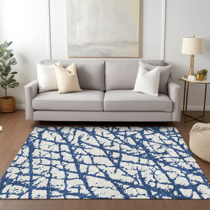  Chayden Area Rug with Non-Slip Backing, Rectangle 10' x 14'