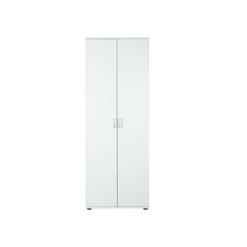 Arconati 2 -Door 5 -Shelf Storage Cabinet, White