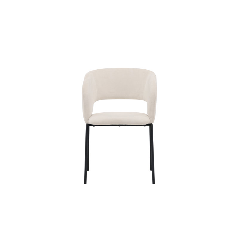 Bowrah 52cm H 100% Linen Upholstered Armchair