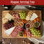 Extra-Large Bamboo Cutting Board - Eco-Friendly Thick Chopping and Serving Board with Juice Groove