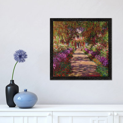 A Pathway in Monets Garden, Giverny, 1902 by Claude Monet - 1 Piece Wall Art on Canvas