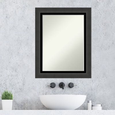 Tuxedo Petite Beveled Wall Mirror