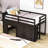 Gigel Kids Twin Loft Bed with Drawers-1887771780