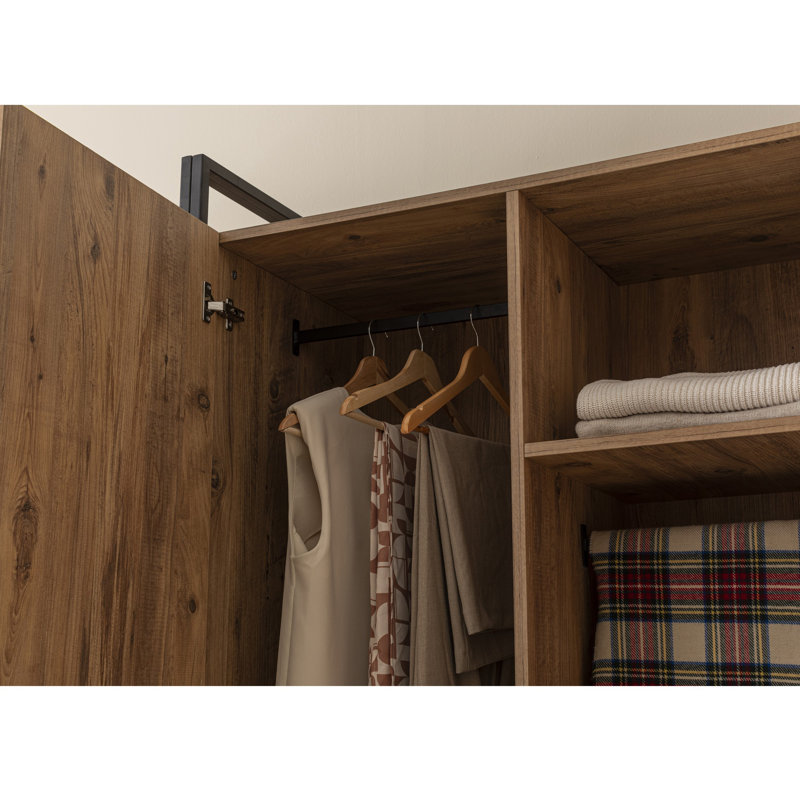 2 Door Manufactured Wood Wardrobe
