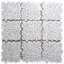 12" x 12" Marble Penny Round Mosaic Floor Use Tile