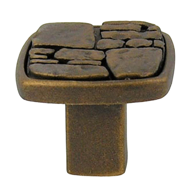 Poignée champ moderne 1 3/8 po, Bronze frotté