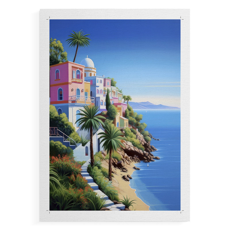 On the Aegean I - Impression sur toile seulement - non encadrée, H 18 po x l 12 po