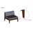 Deloris Acacia 4 - Person Modular Patio Conversation Set with Cushions-2061000969