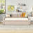 Elegant Style Upholstered Daybed With Trundle And Wood Slat Support-207591107