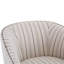 Fauteuil demi-tonneau avec coussin moelleux