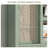 Grayish Green Wooden Multifunctional Bookcase
