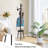 Freestanding With Shelf, Bamboo Cactus Coat Rack, Used In The Bedroom Living Room Office To Hang Clothes, Hats, Bags-557136685