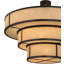 Luminaire suspendu cylindrique unique à 10 lumières