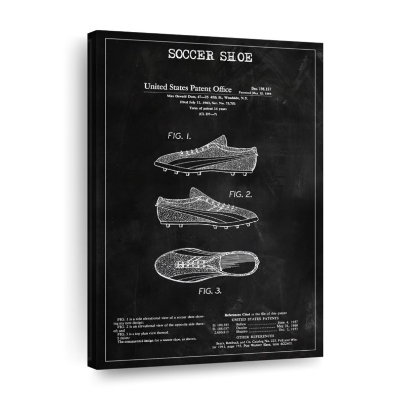 «Soccer Soccer BW», reproduction sur toile, H 48 po x l 32 po 