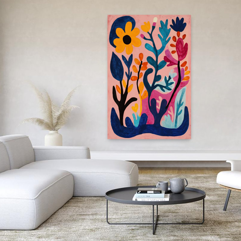 Art contemporain contemporain abstrait, H 60 po x l 40 po