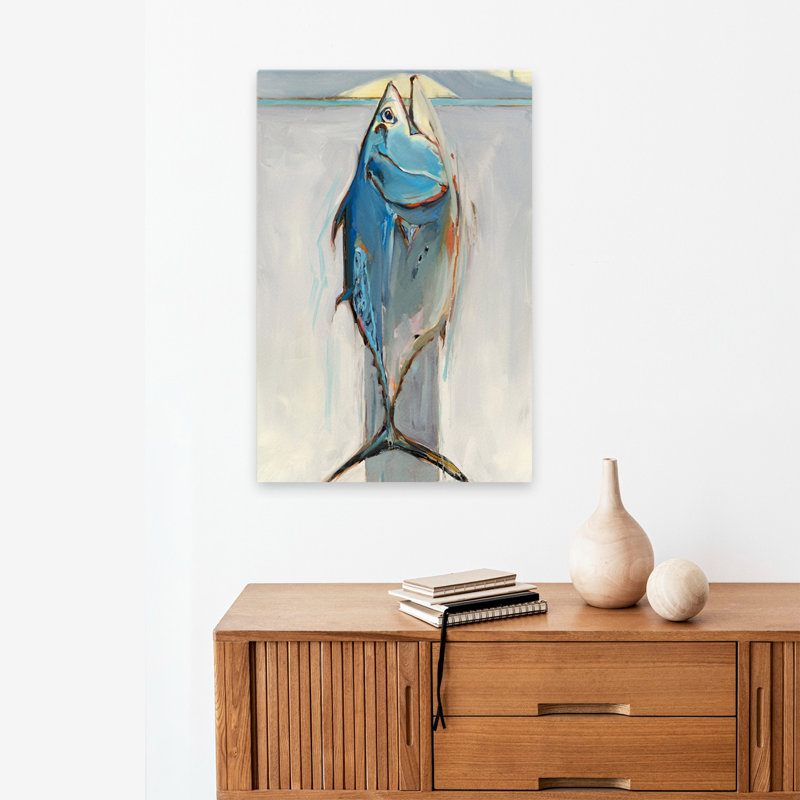 Bonita - animaux, art de poisson, H 24 po x l 16 po