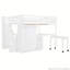 Bureau et garde-robe - Lit mezzanine multifonctionnel peu encombrant-108933550-108933549