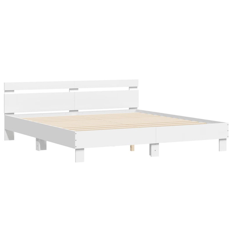 Bed Frame Durable, 120 x 200cm, White