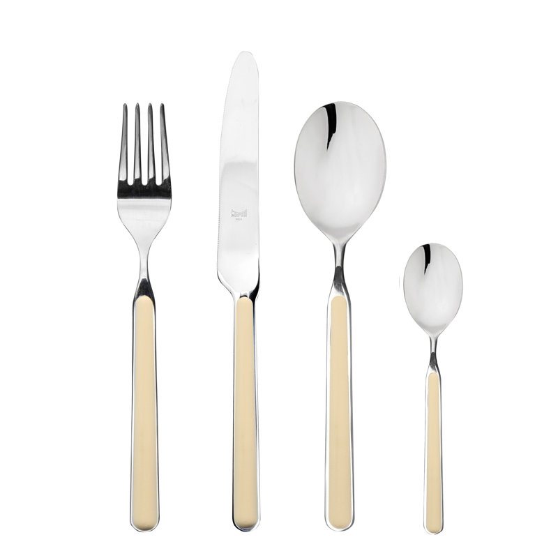 Fantasia Flatware Set - 24 Pieces - Vicuna, Light Blue