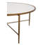 Table basse en fer Onier, or