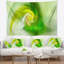 Tapisserie abstraite abstraite vert vif-28496409