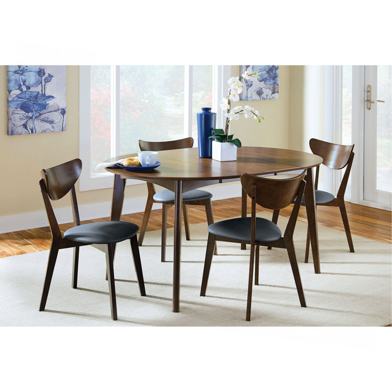 Thomson Dark Walnut Extension Leaf Dining Table