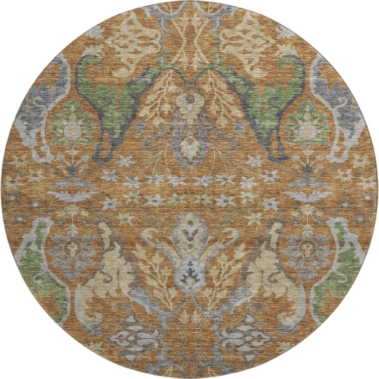 Premium Machine Washable Gurubaksh AMF1153 Global Rug