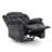 Lowen 35'' Wide Short Plush Fabric Cushion Back Manual Recliner with Soft Skin-Friendly Upholstery-157856489