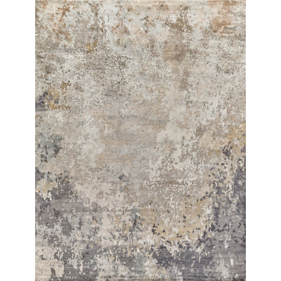Laureno Silk Abstract Indoor Rug