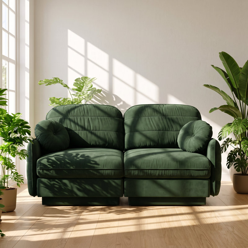 Canapé modulaire tapissier en chenille l 73,2 po x P 33,4 po Cloud