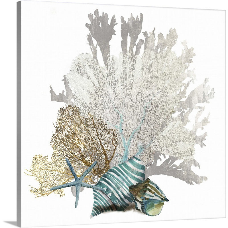 « Coral » par Aimee Wilson - reproduction d'impression sur toile tendue, H 8 po x l 8 po, Toile tendue, Sans cadre