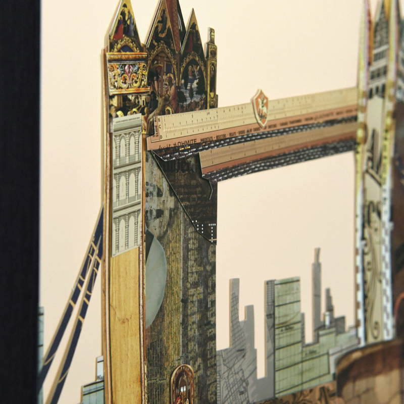 London Bridge encadré sur papier