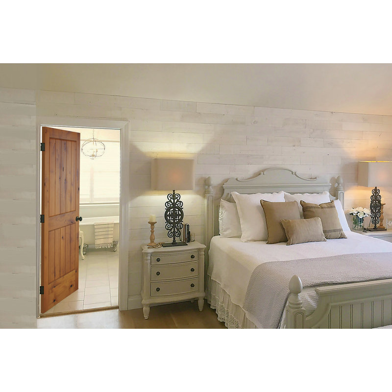 Panelled Solid Wood Finish Standard Door, 36" x 80"