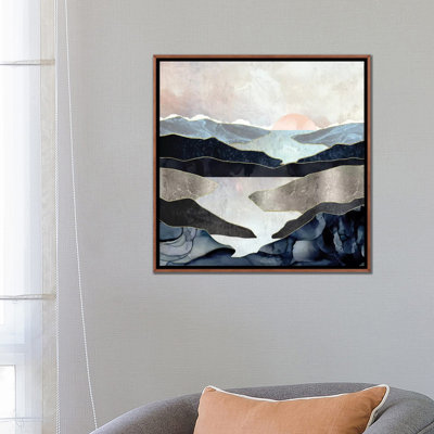 Blue Mountain Lake - Graphic Art Print