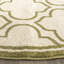 Tapis géométrique ivoire / vert clair Ammundsen-1067683218
