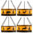 Nuneaton 8 - Light Dimmable Drum Chandelier