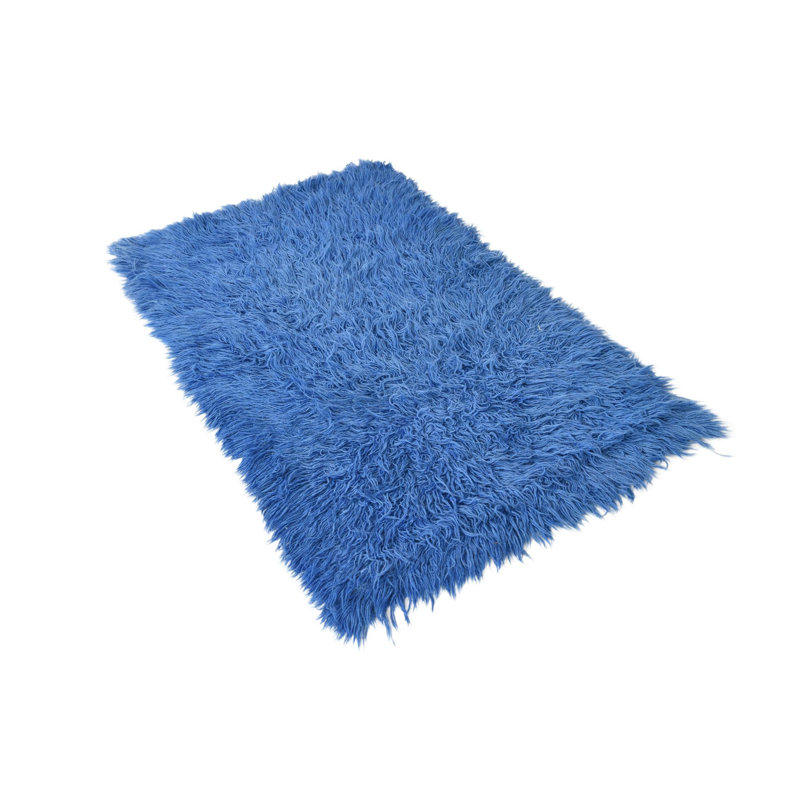Tapis bleu 3 x 4 Parra