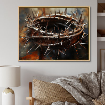Couronne d'épines, «Christianity I», art mural sur toile