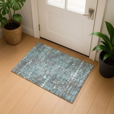 Premium Machine Washable Mouton Geometric Rug
