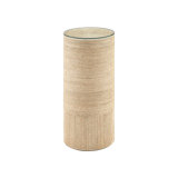 Macati Glass End Table