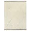 Wool Geometric Area Rug in Cream-618133086