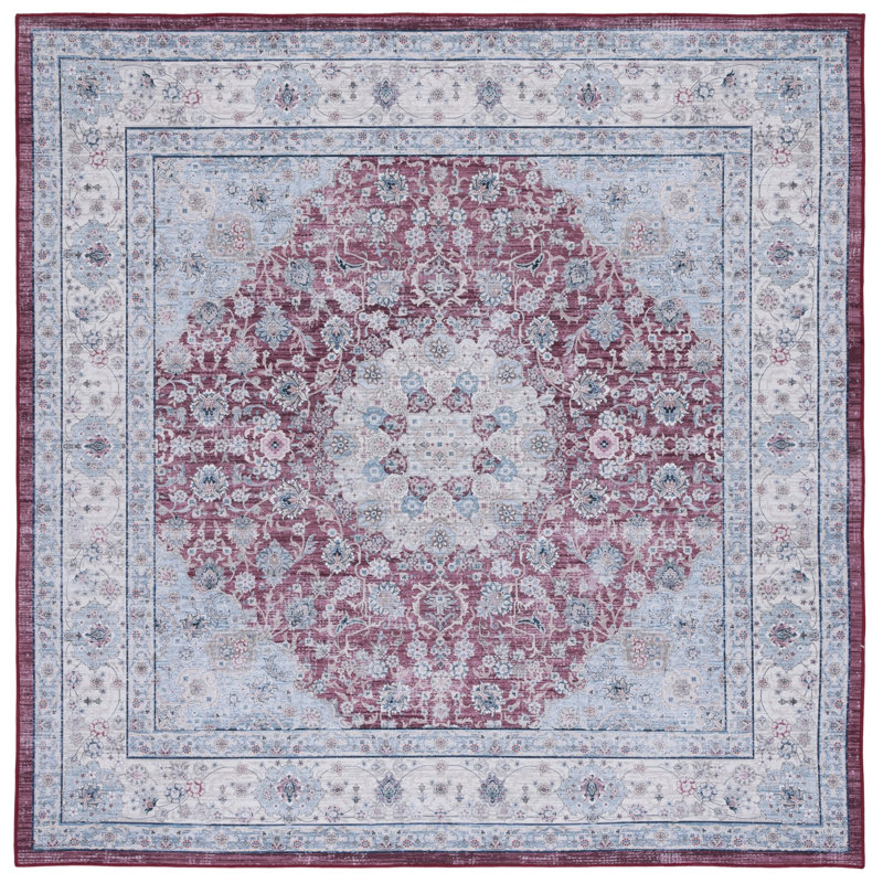 Tucson Performance Machine Washable Oriental Rug, Square 6'