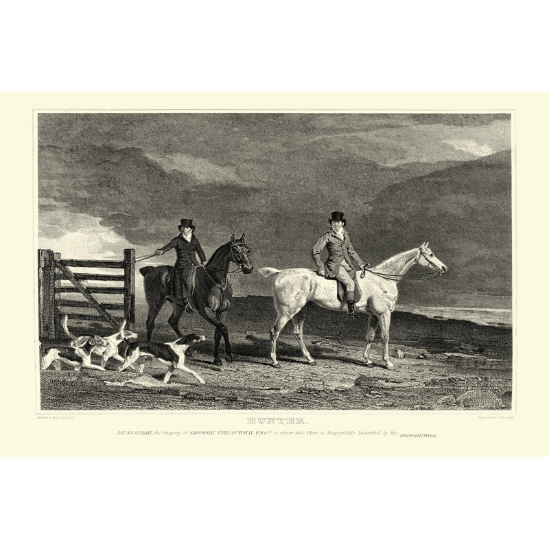 Hunter by John Scott - Wrapped Canvas Print, 30cm H x 46cm W
