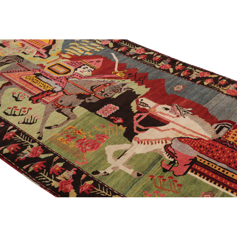One-of-a-Kind 5' X 11'5" Hand Knotted Area Rug