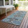 Machine Washable Indoor/Outdoor Boruta ACN2256 Panels Rug