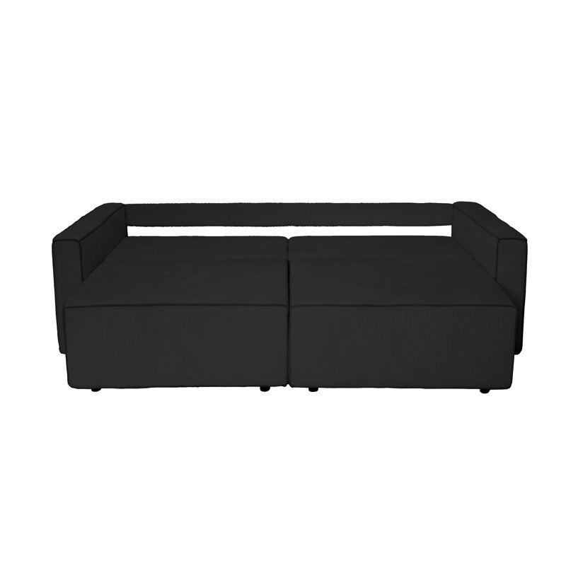 3 Seater Sleeper, Black