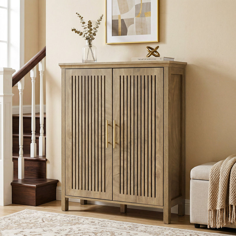 5-Tier 20 Pairs Shoe Storage Cabinet For Entryway And Living Room